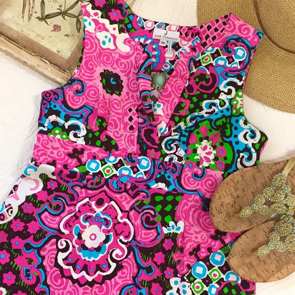 Jude Connally Ellie Dress Pink Paisley